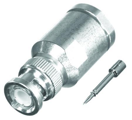 RF Industries, BNC Male Solder Connector for 9913, LMR400 (RFB1101-1SI)